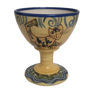 Wonky goblet cat Belinda Brayshaw (Ireland)